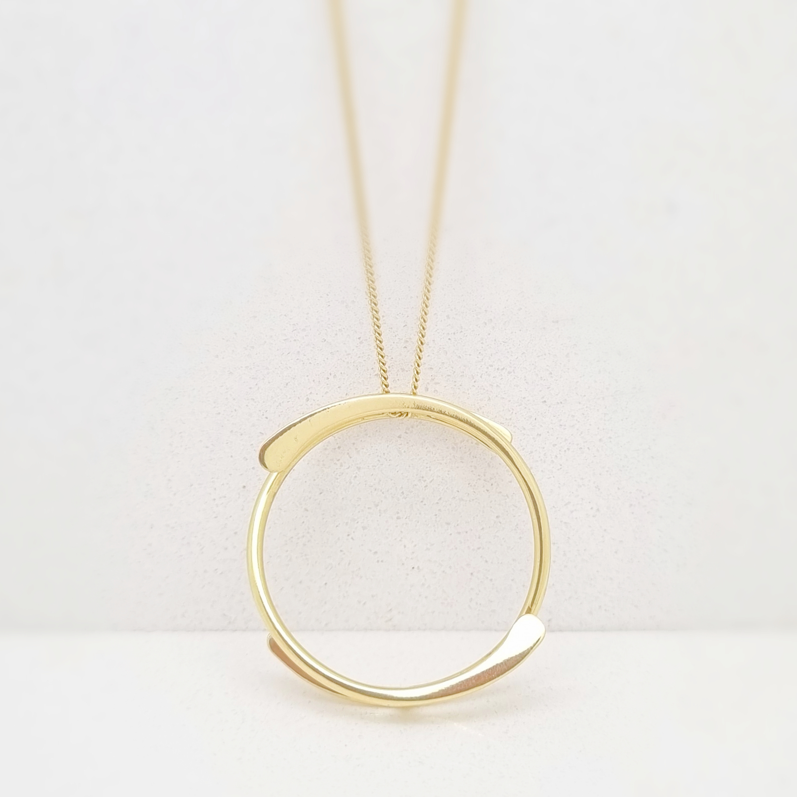 One of a kind 18ct yellow gold pendant handmade for the Special Editions range